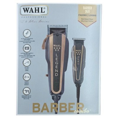 Wahl Professional 8180 5-Star Series Barber Combo Corded Clipper & Trimmer