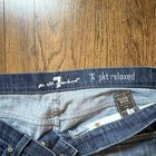 7 For All Mankind Men's Blue Straight Relaxed Fit Medium Wash Denim Jeans 36 — photo 2