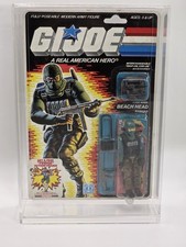 New GI JOE Beach Head Ranger 1985 Hasbro Action Figure SEALED on Card MOC Vtg