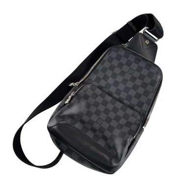 Louis Vuitton Avenue Sling Damier Graphite Canvas Slingbag - Entrupy COA