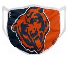 Chicago Bears Face Mask Adjustable Reusable Washable Unisex Adult Sport Cloth N