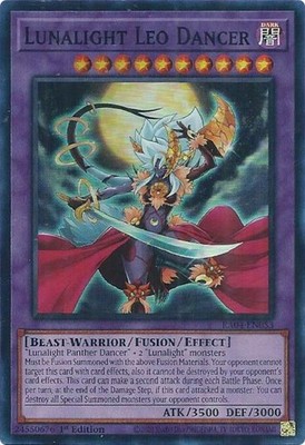Yugioh! Lunalight Leo Dancer - RA04-EN053 - Super Rare - 1st Edition Near Mint, 