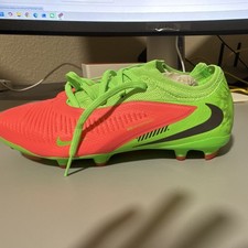 Nike Jr Phantom 6 Low Pro FG/MG Youth Soccer Cleats Green US 5Y