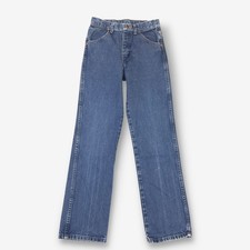 Vintage Wrangler Straight Leg Boyfriend/Mom Jeans Dark Blue W26 L30
