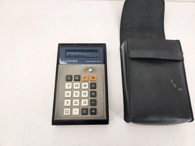 Working Vintage Lloyd's Accumatic 320 Calculator W/ Case