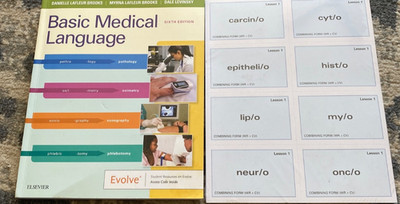 Basic Medical Language with Flash Cards by Myrna LaFleur Brooks, Danielle...
