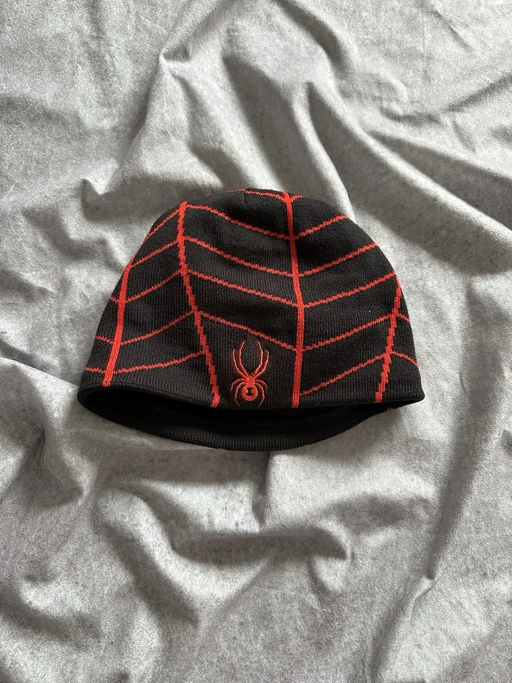 Gorro vintage Y2K Spyder caveira caminhada Gorpcore - Imagem 2 de 4