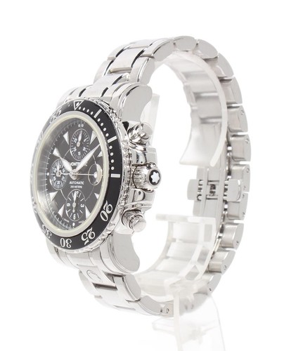 Montblanc Meisterstuck 7034 Chronograph Auto Black Dial 47mm Watch OH Men's