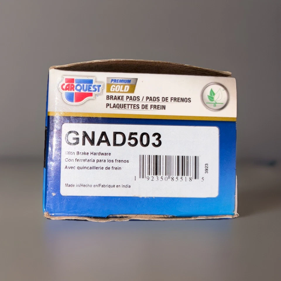 Carquest Premium Gold GNAD503 - Conjunto de pastilhas de freio a disco, dianteiro - Imagem 2 de 3
