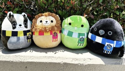 Squishmallows Slytherin, Hufflepuff, Ravenclaw & Gryffindor 8