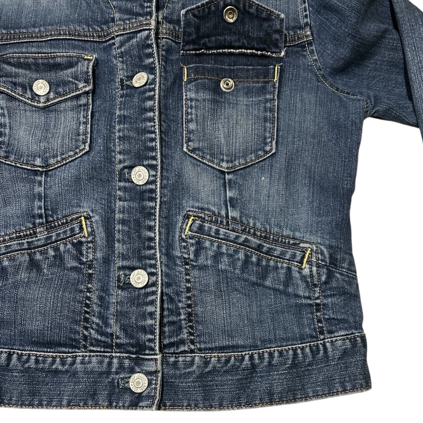 Gap Women’s Full Button Front Closure Stretch L/S… - image 3