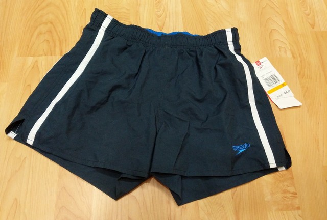 speedo men's solid rally volley 19 inch workout & swim trunks
