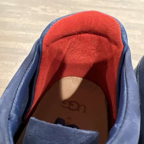 UGG Mens Energ Sneaker Shoes Blue Suede Leather Size 13 US - Picture 17 of 18