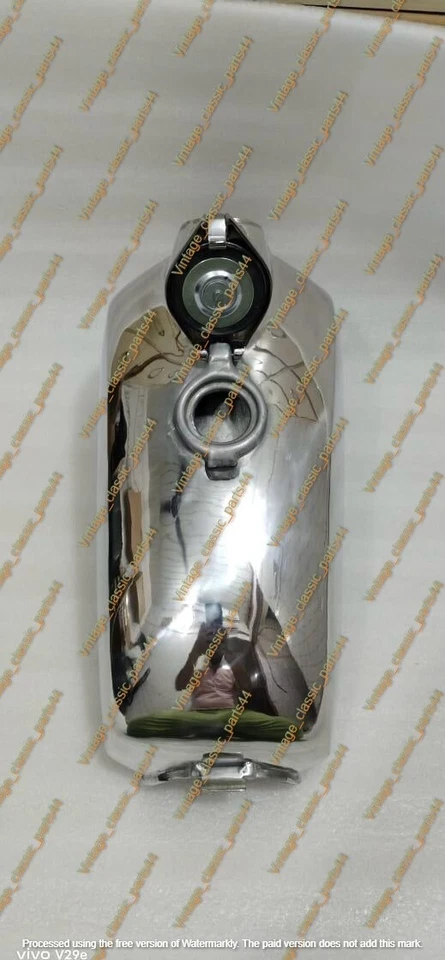 Tanque de combustible de gasolina pulido aleación de aluminio Yamaha CT1 CT2 CT3 175 1972-1973 ajuste Foto 3 de 4