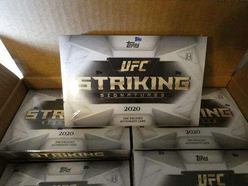 2020 Topps UFC Striking Signatures Factory Sealed Hobby Box One Autograph QTY