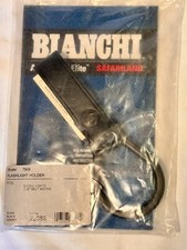 Bianchi Model 7909 AccuMold Elite Flashlight Holder Plain Black Finish - D Cell