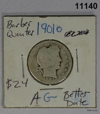 1901 O BARBER QUARTER AG BETTER DATE #11140