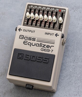 BOSS Bass Equalizer GEB-7 BOSS GEB-7 Seven-Band Graphic Bass