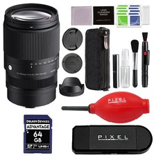Sigma 16-300mm f/3.5-6.7 DC OS Contemporary Lens for X Mount w/ Accessory Bundle