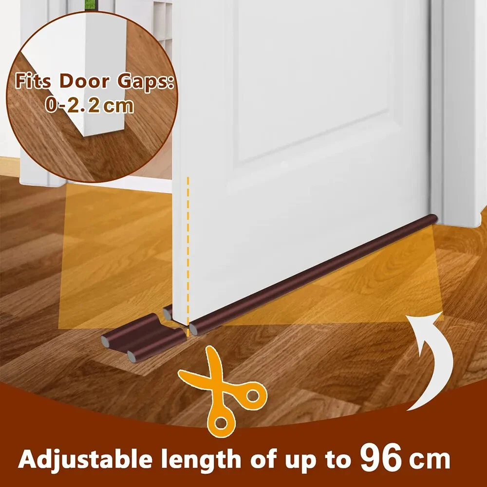 Door Bottom Seal Strip Stopper Under Door Draft Guard Stopper Soundproof Strip