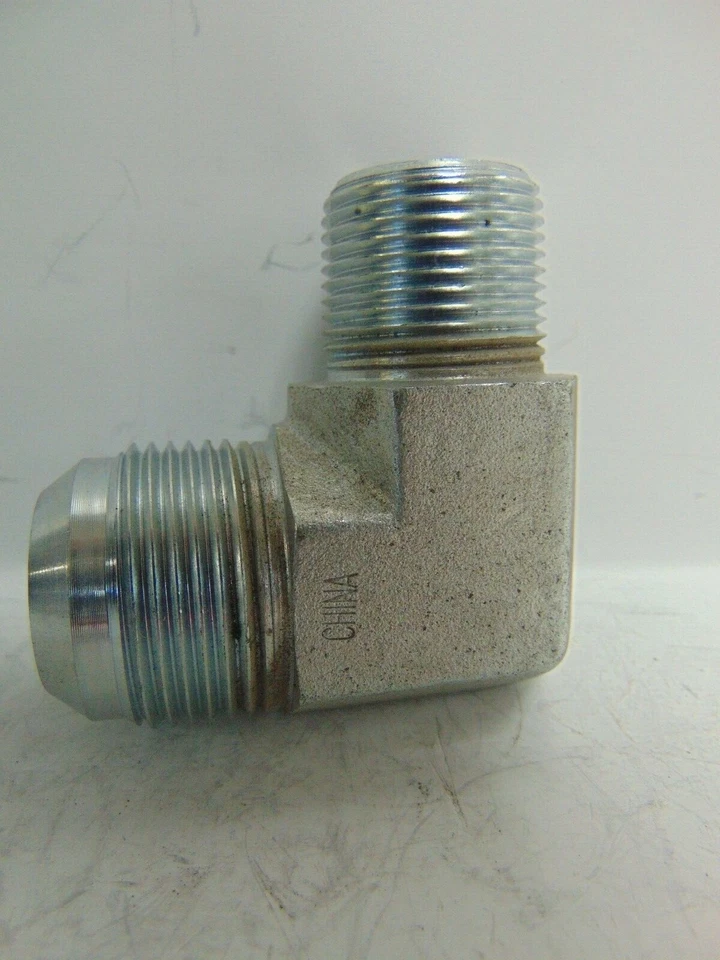 无品牌 1 英寸 X 3/4 英寸 JIC 至 NPT 90° 男性 ELBOW 5405X16X12 — 第 2/4 张图片