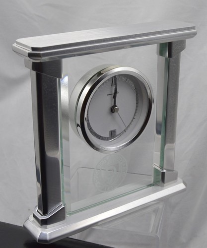 Collectible Ohio State University Benchmark Mantle / Desk Clock Quartz Alarm NIB - Picture 6 of 7