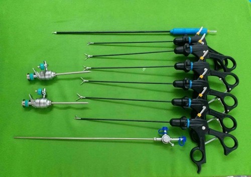 3 mm Laparoscopic Grasping Forceps Trocar L-Hook Suction Instruments Set