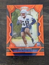 Kevin Harris RC SP 2022 Certified Orange Mirror /149 New England Patriots
