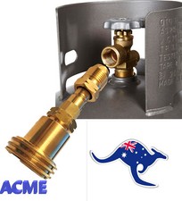 Australian LPG Acme Füllung Punkt Zu Propan Gas Flasche Pol Messing Neu @@@@@@
