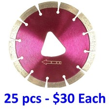 6" Soff-Cut BULK 25 PACK Diamond Blade fits Husqvarna 150 Early Entry Saws 
