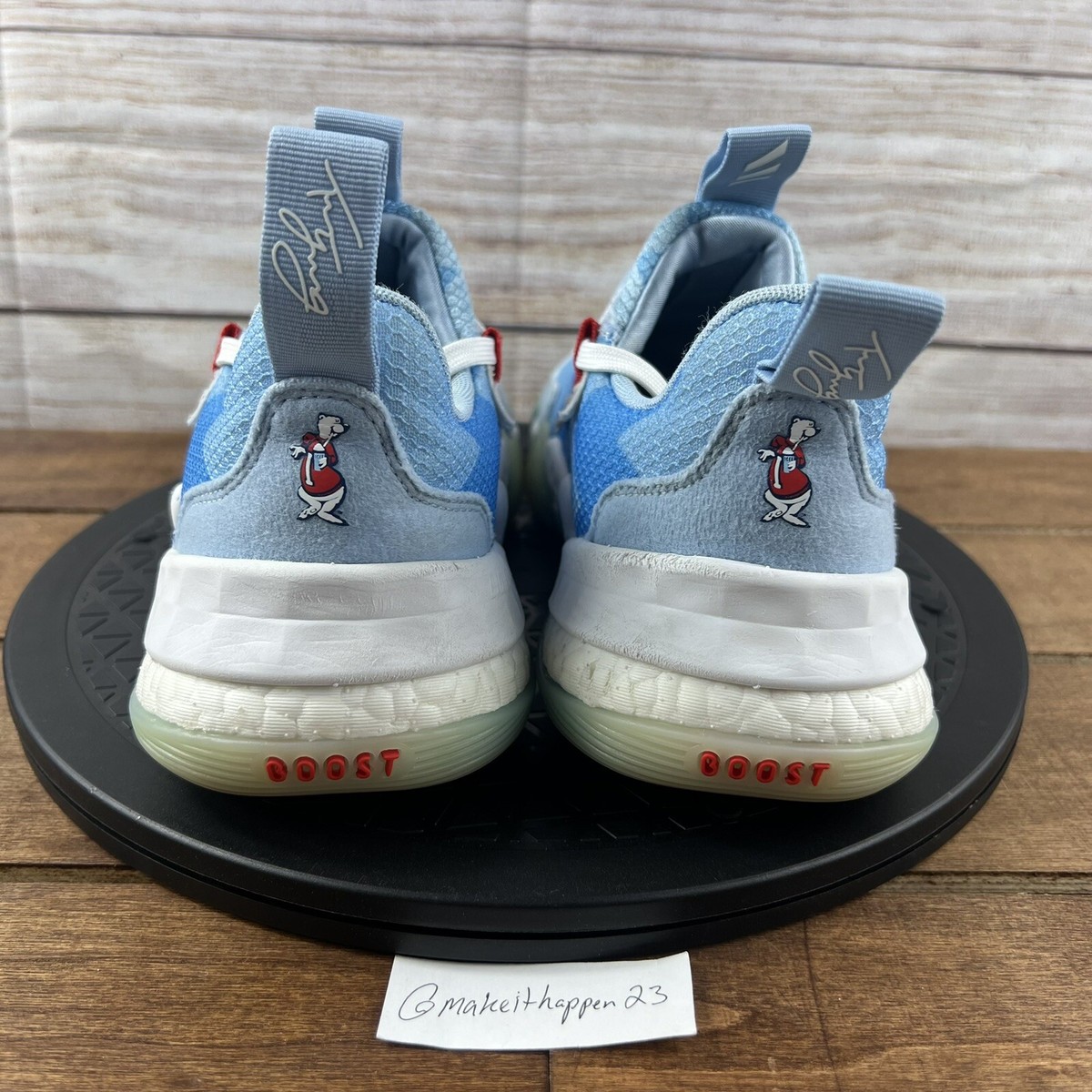 Adidas Trae Young 1 Ice Trae Blue Icee Blue White H68997 Men Size