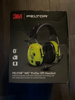 3M Peltor WS Protac XPI Headset part# MT15H7P3EWS6