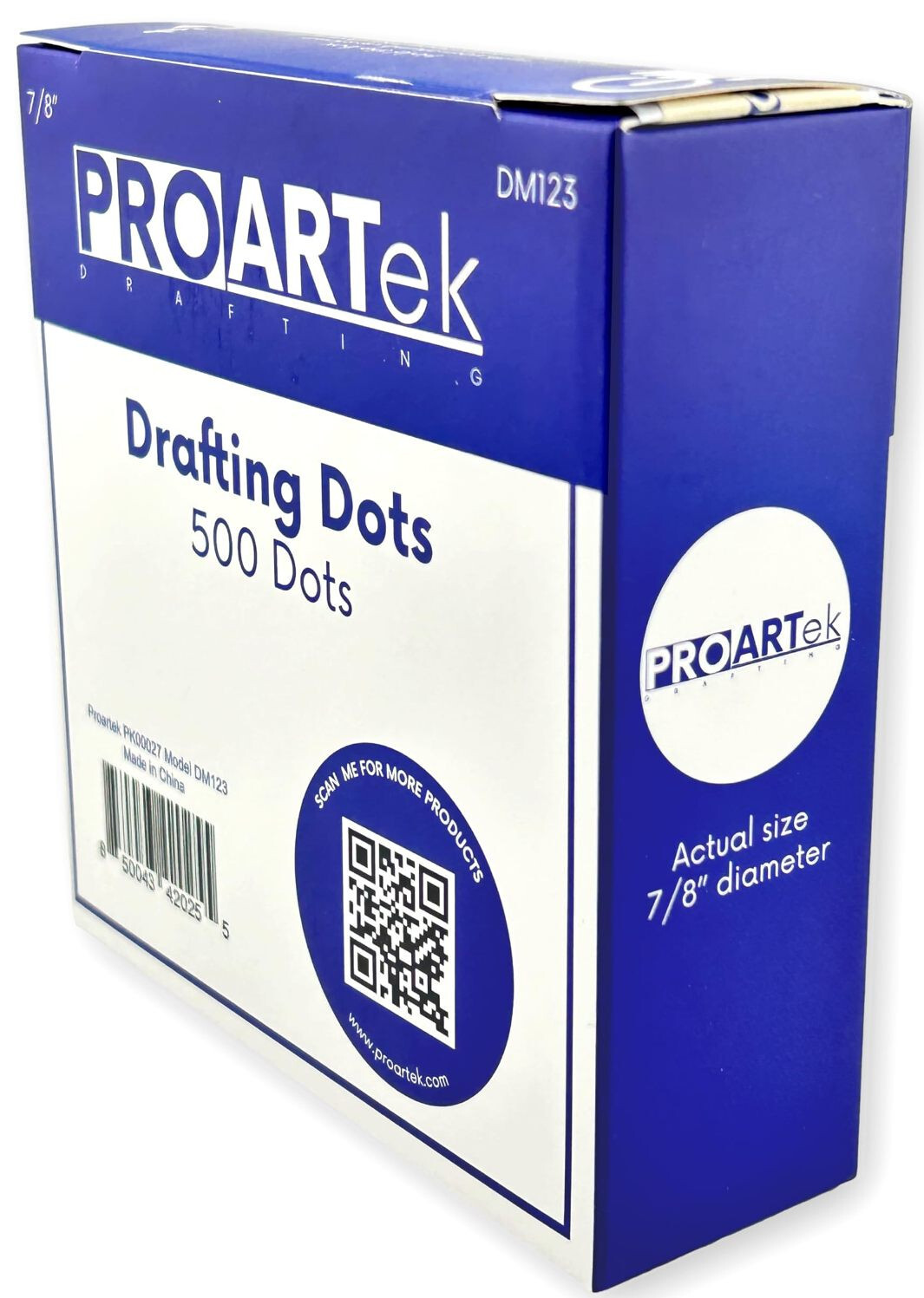 PROARTek PK00027 Model DM123 Drafting Dots, 500 Drafting Dots,  7/8" Diameter