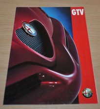 1995 Alfa Romeo Gtv Brochure Prospekt German Edition