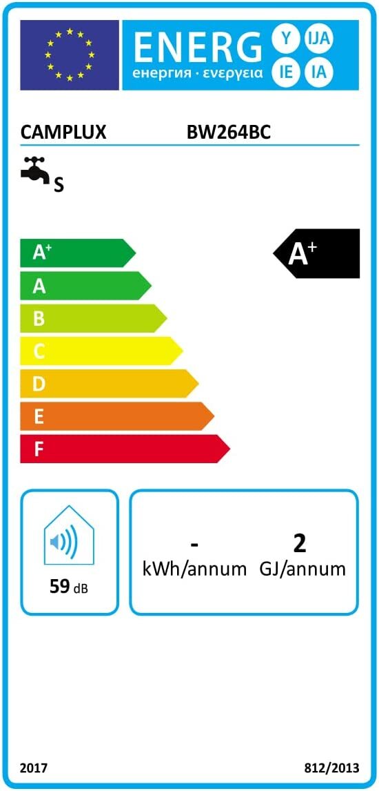 Camplux BW264BC 10L Instant Gas Water Heater Outdoor Tankless For
