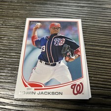 2013 Topps Series 1 Washington Nationals Baseball Card #233 Edwin Jackson