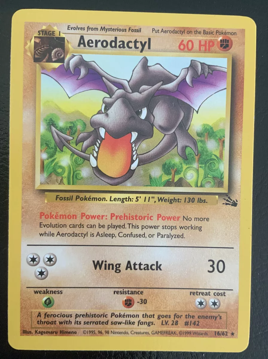 16/62 Aerodactyl Rare “Fossil” Nr. Mint – Mint – PokemonCardShop