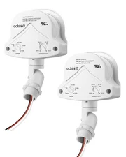 EDISHINE 2 Pack 240 Degree Replacement Motion Sensor Dusk to Dawn Detection