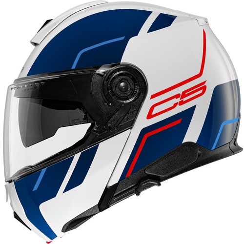 CASCO MODULARE MOTO SCHUBERTH C5 MASTER BLUE Bianco Blu Lucido ECE-2206 - Imagen 3 de 5