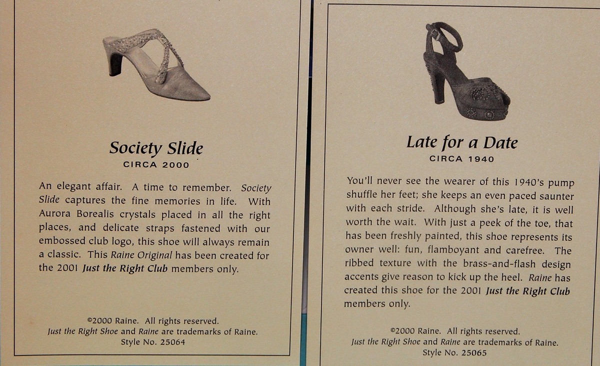 Just the Right Shoe, Raine, 