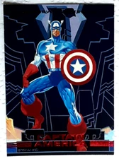1993 Marvel Masterpieces Card 15 CAPTAIN AMERICA. Free New Top Loader.