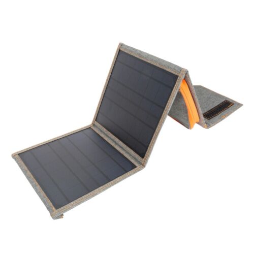 30W Solar Panel Foldable Power Bank Outdoor Camping Hiking USB PV Phone Charger - Picture 3 of 11