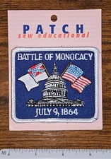 American Civil War Mattle of Monocacy Frederick Maryland July 9, 1864 Patch