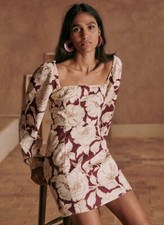 Sezane Carola Viscose Short Dress Dolce vita prune - Women's Size 38