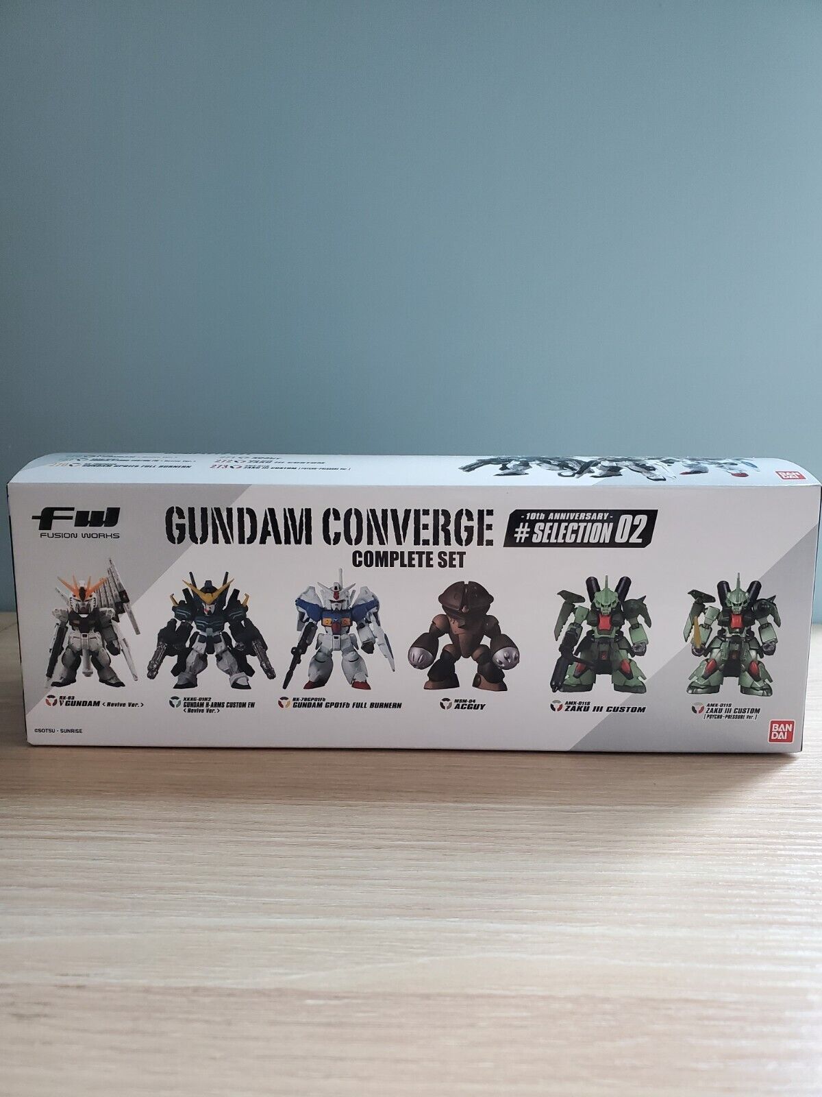 Bandai FW Gundam Converge #Selection 02 10th Anniversary mini figure set of  6 pc