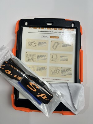 SEYMAC FASHION DEFENSE 8  SHOCK PROOF TABLET CASE ORANGE