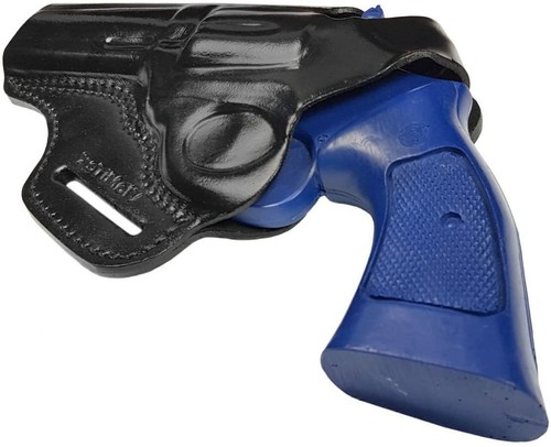 R4Li Leather Revolver Holster fits Steel Cop 3, 4 inch barrel left-handed VlaMiT - Picture 6 of 6