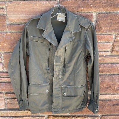 Vtg 80s Peace Army French Military Field Jacket Ugecoma