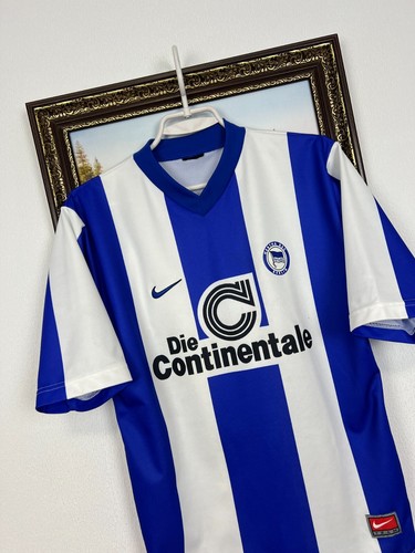 Hertha Home football shirt 1999 Soccer Nike Jersey Mens Blue Trikot Rare Size S - Picture 4 of 12