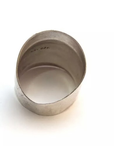 Vintage Modernist Ring in Sterling Silver, 1960's, Vintage Jewelry - Picture 3 of 3